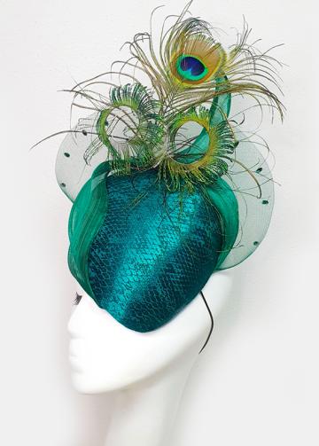 шляпка Изумрудная птица